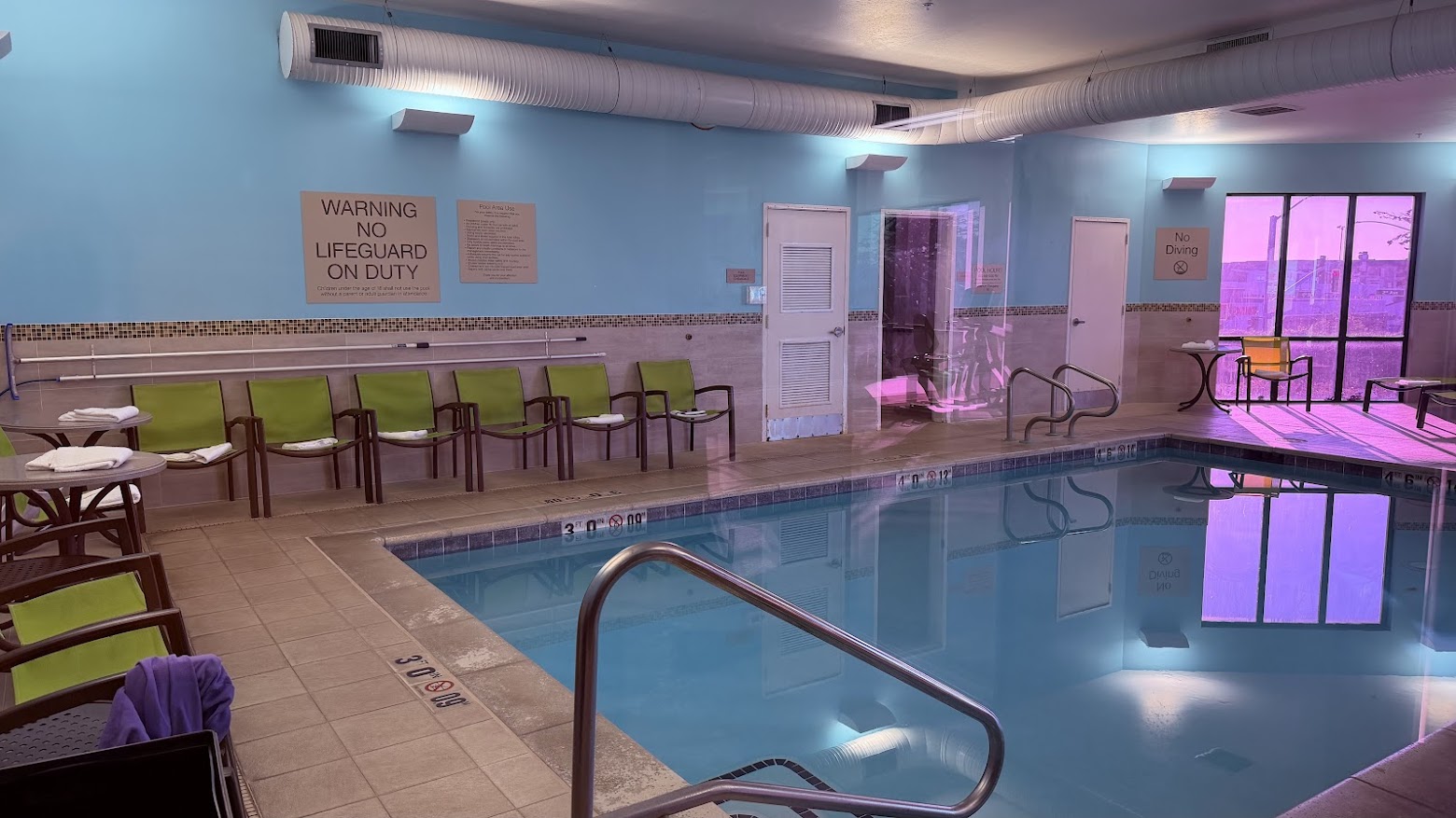 Indoor pool at SpringHill Suites Monterey