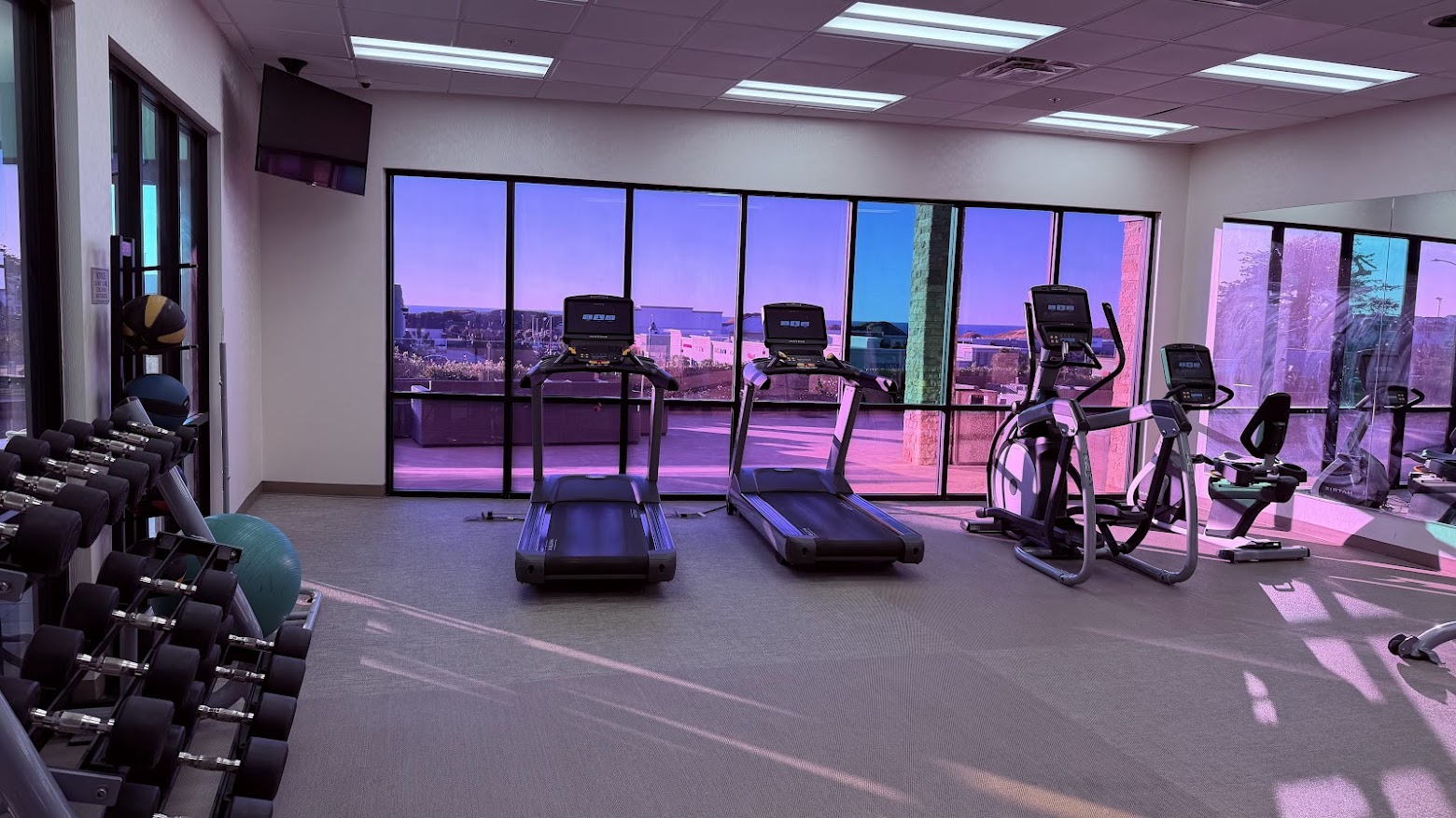 Gym at SpringHill Suites Monterey
