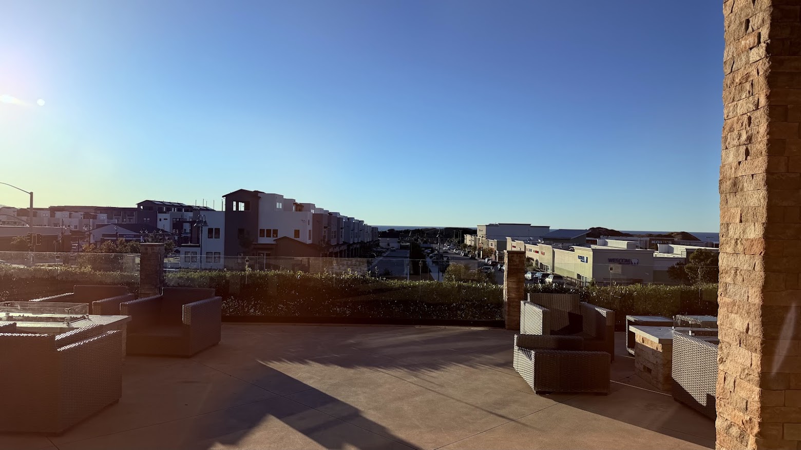 View of Monterey Bay and the surrounding area from SpringHill Suites Monterey