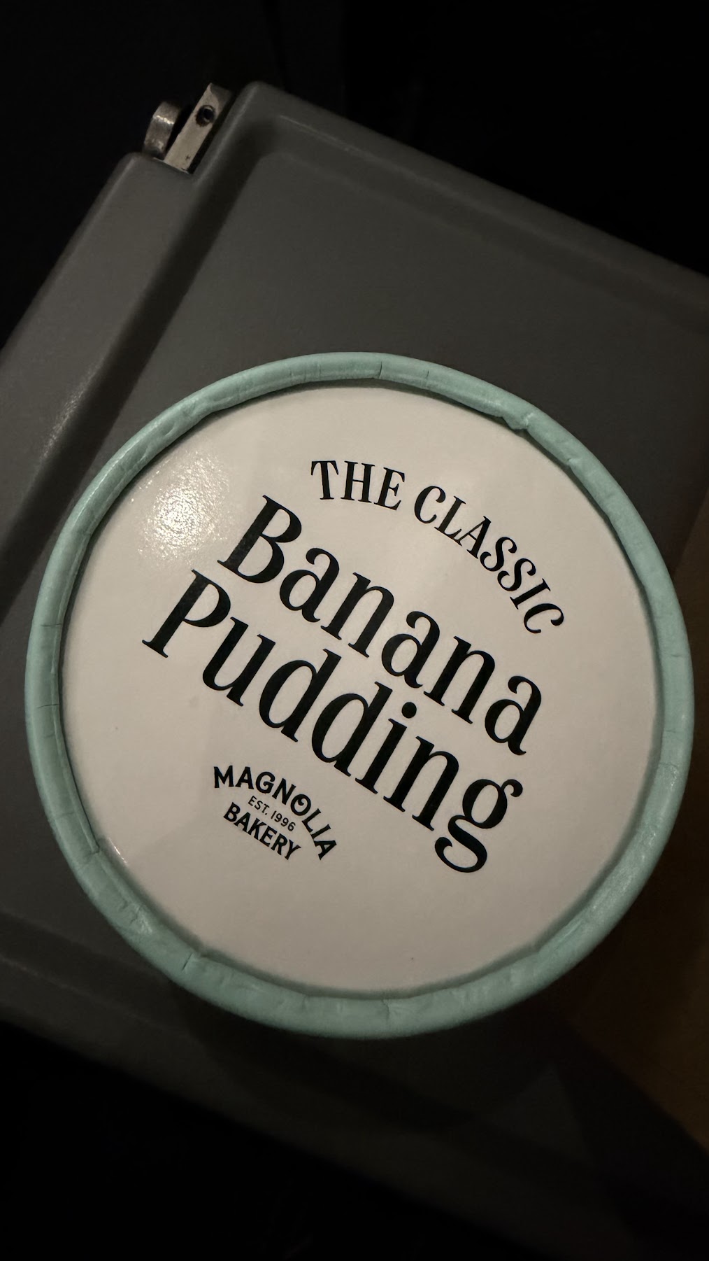 Banana pudding from Magnolia Bakery