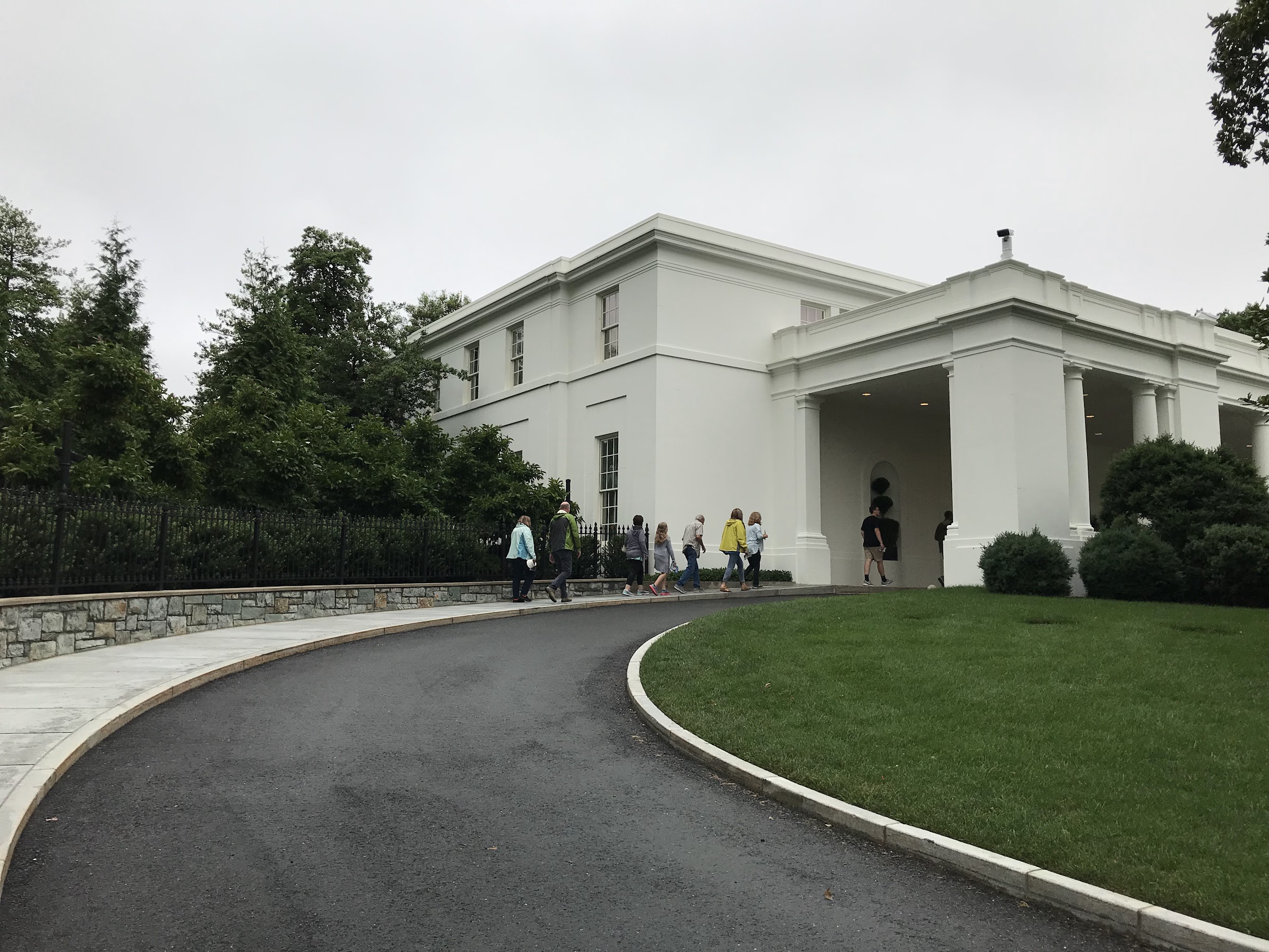 The White House East Wing from our 2019 trip