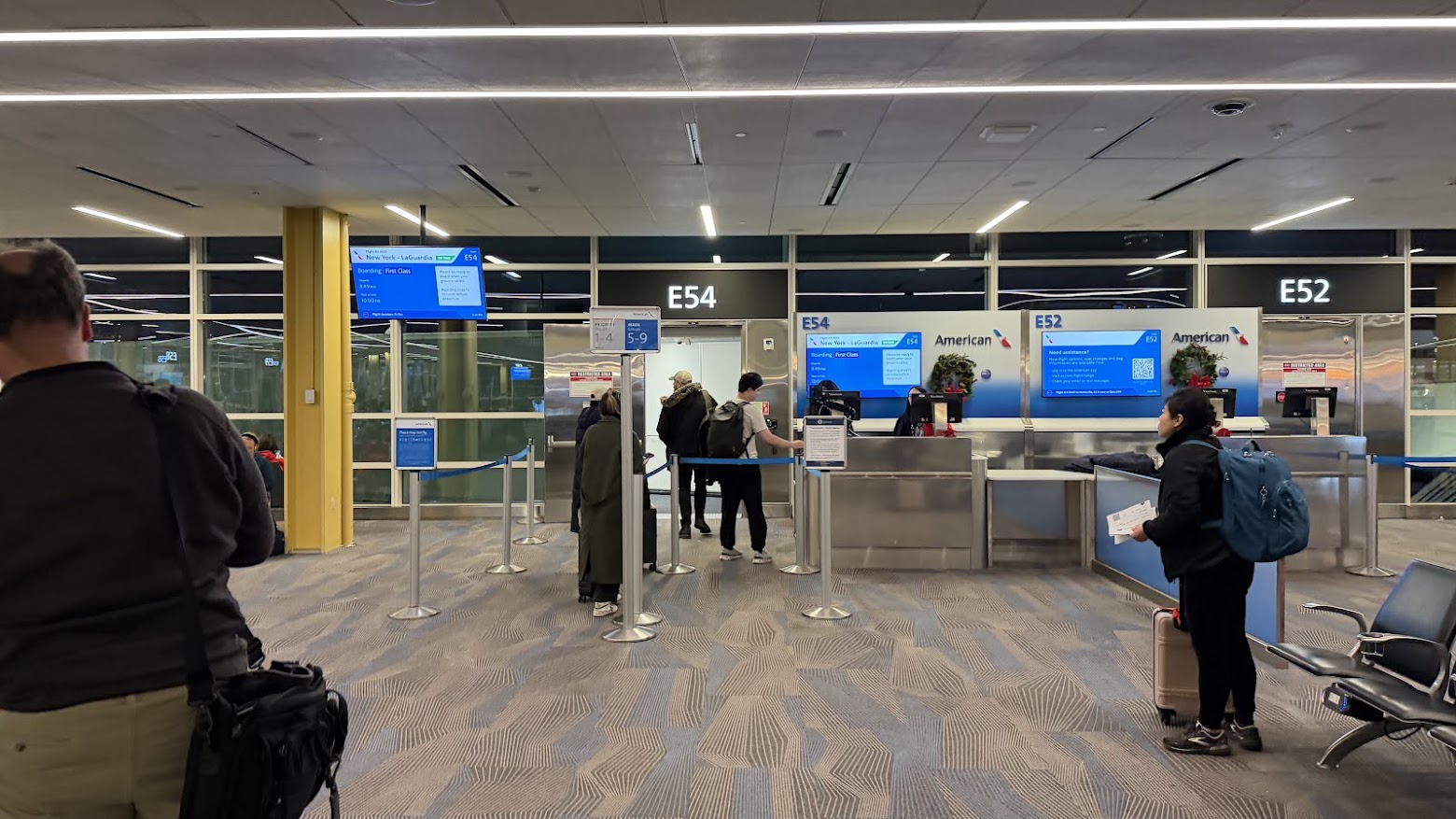 Boarding flight AA4505