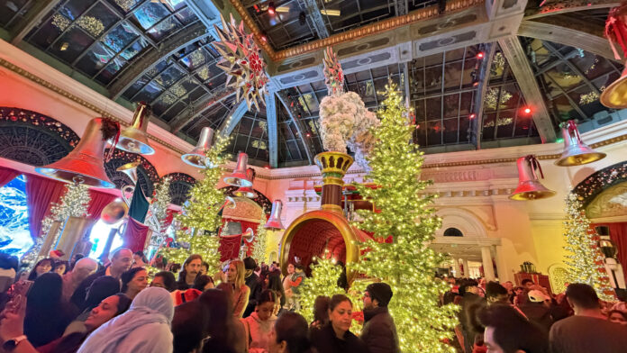 The Bellagio Conservatory & Botanical Gardens during Christmas