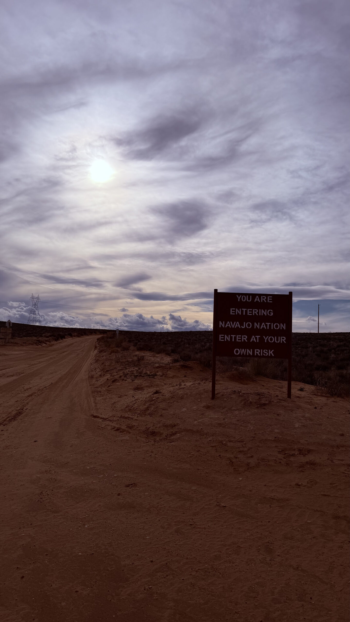 Entering the Navajo Nation