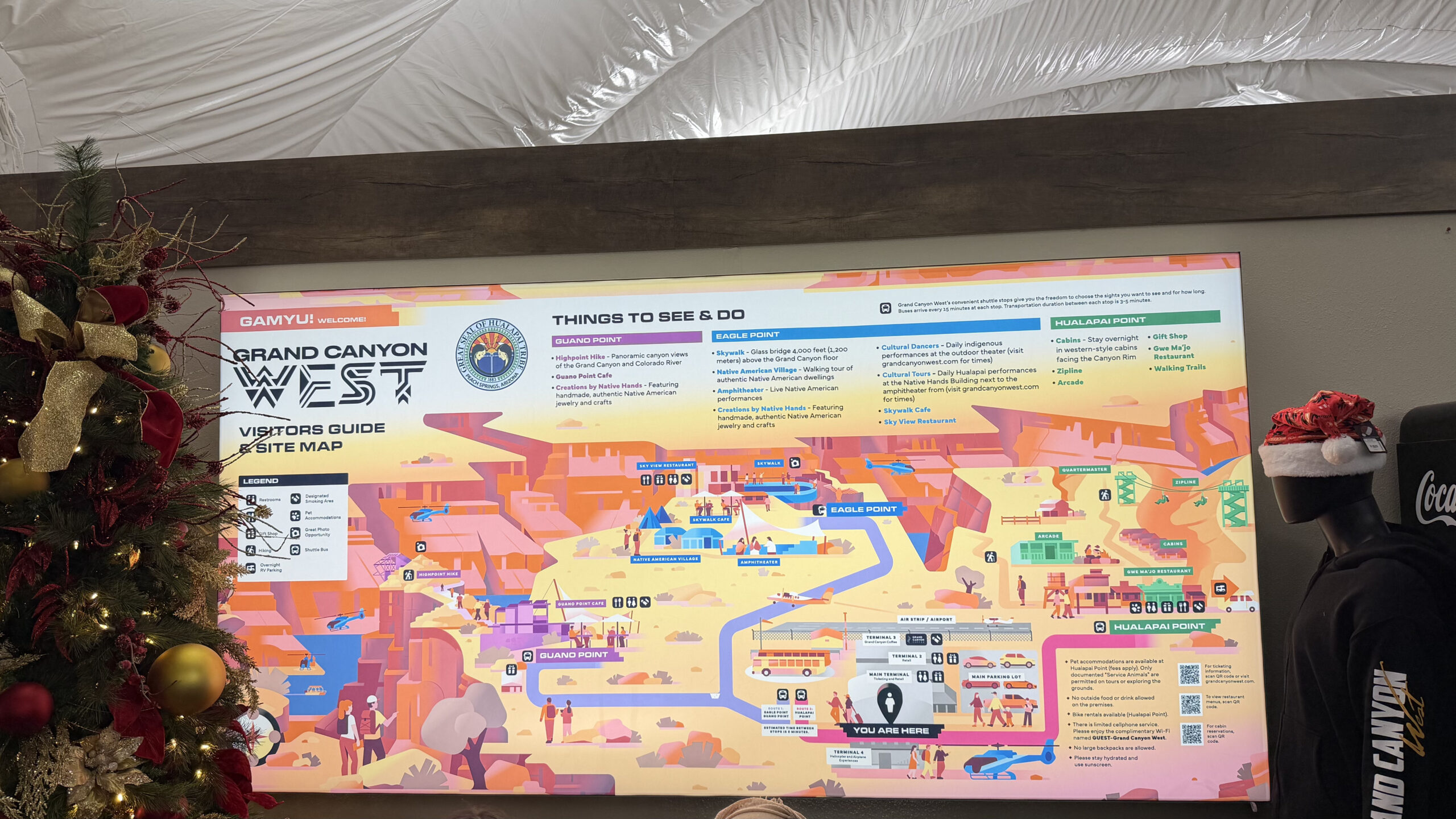 Visitors guide for Grand Canyon West