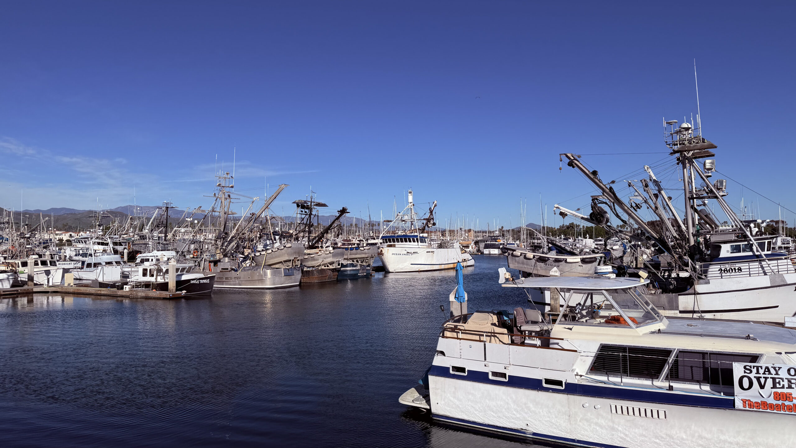 Boats at the Ventura Harbor