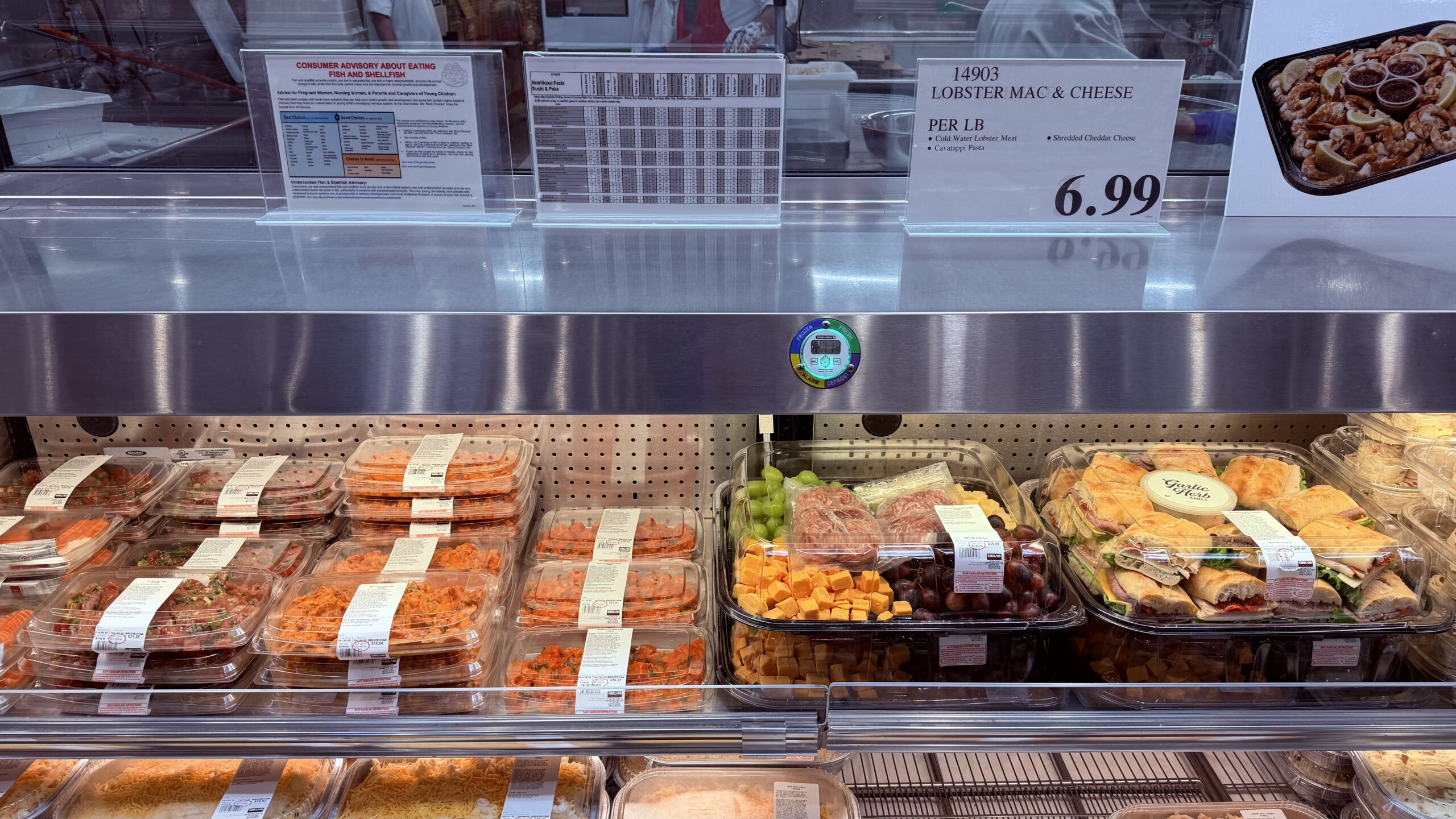 Costco prepared meals section