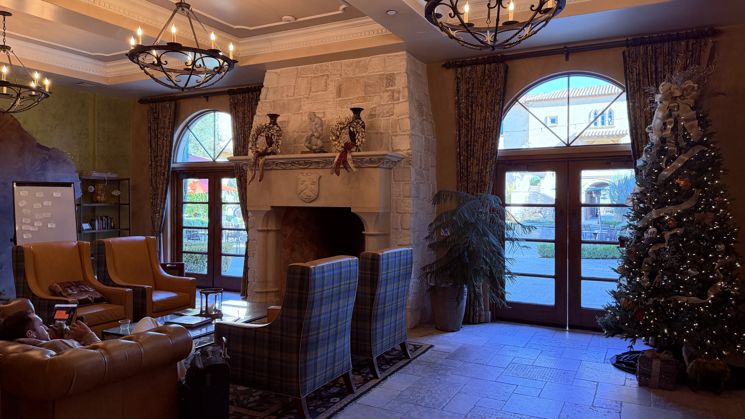 Lobby of the Allegretto Vineyard Resort