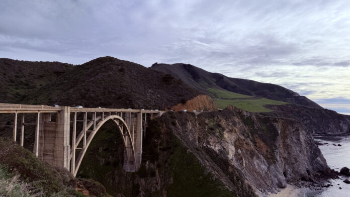 The famous Bixby Bridge