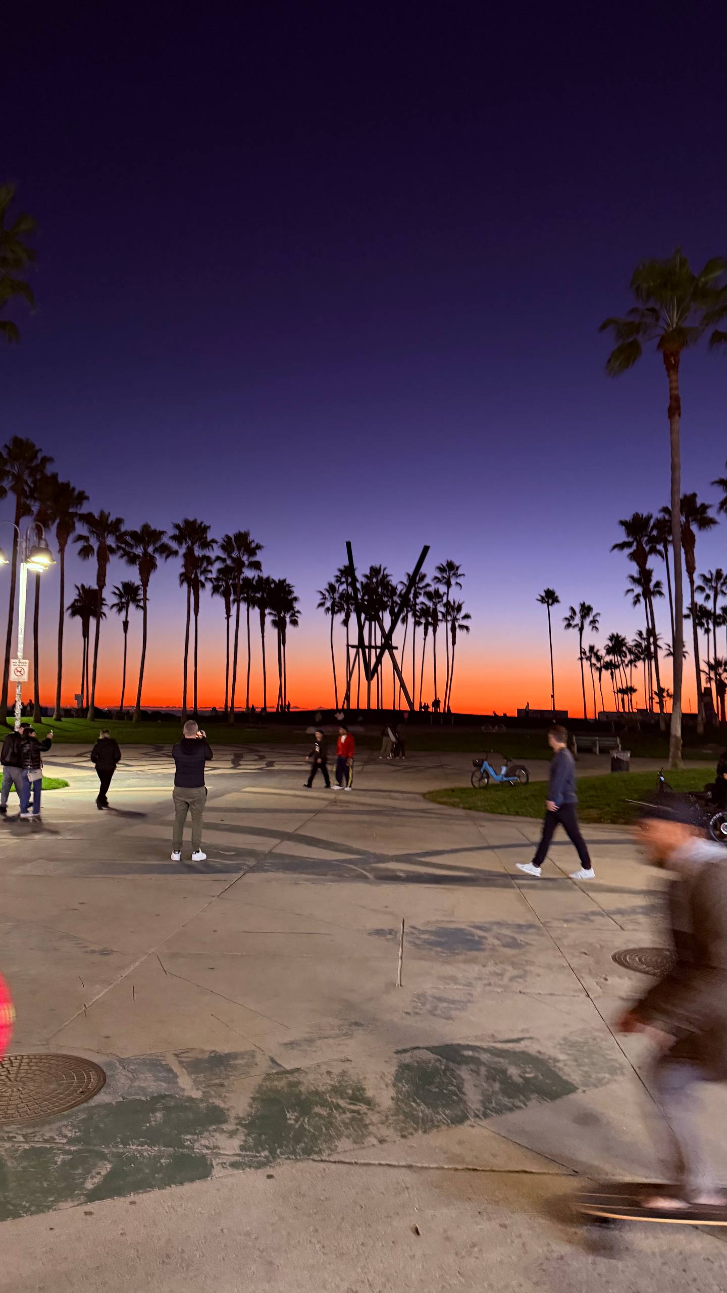 Sunset at Venice Beach