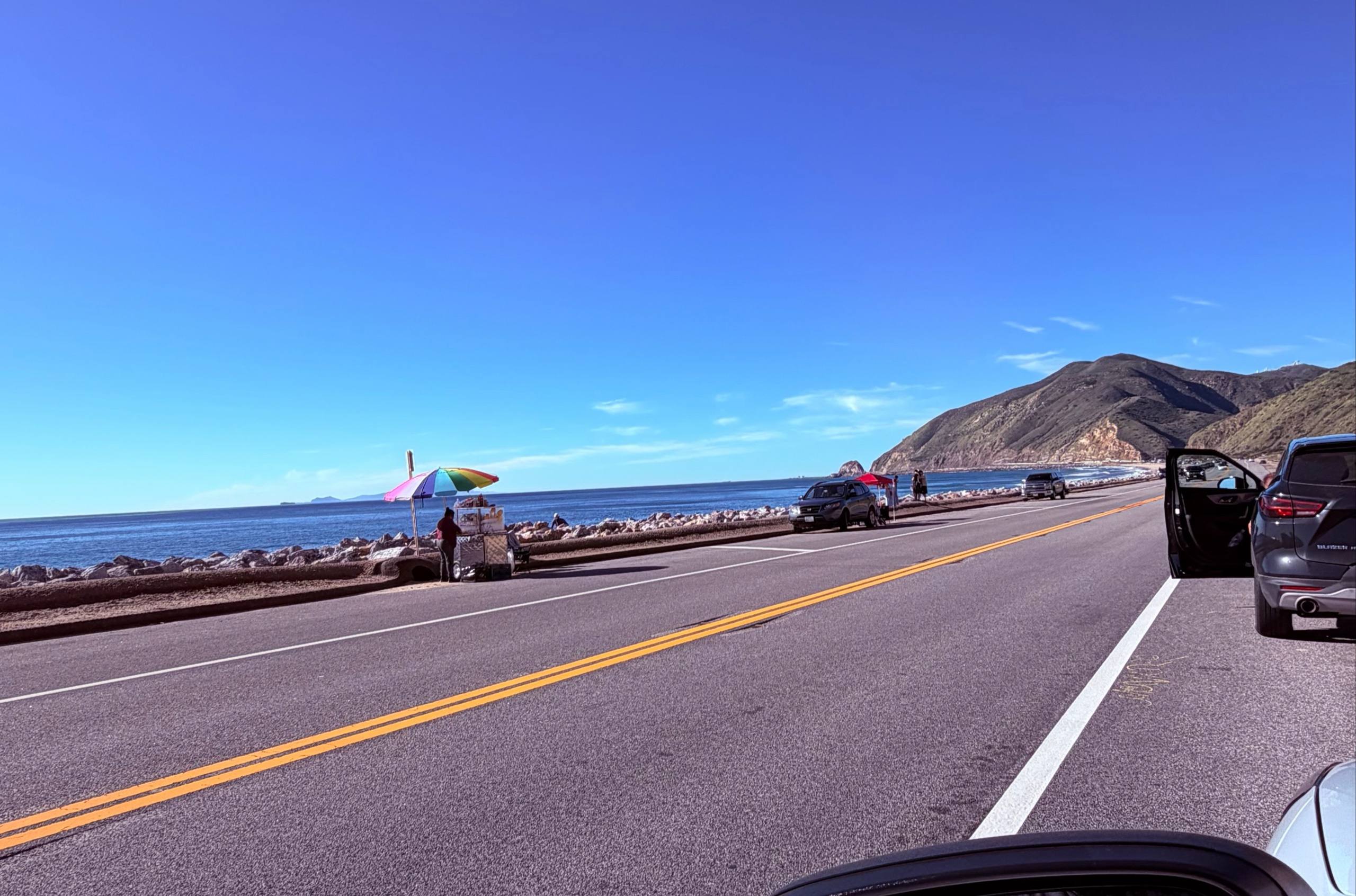 Stopped along Sandy Dune near Sycamore Canyon