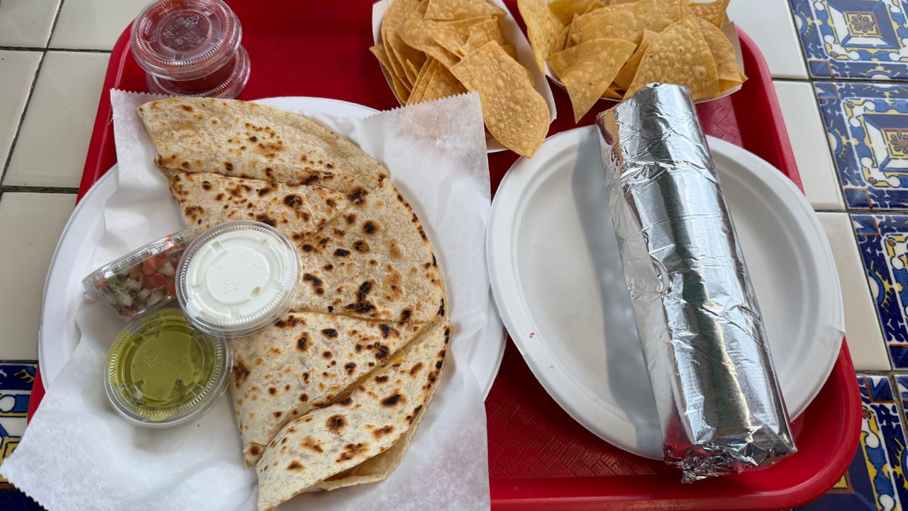 Lunch at El Super Burrito
