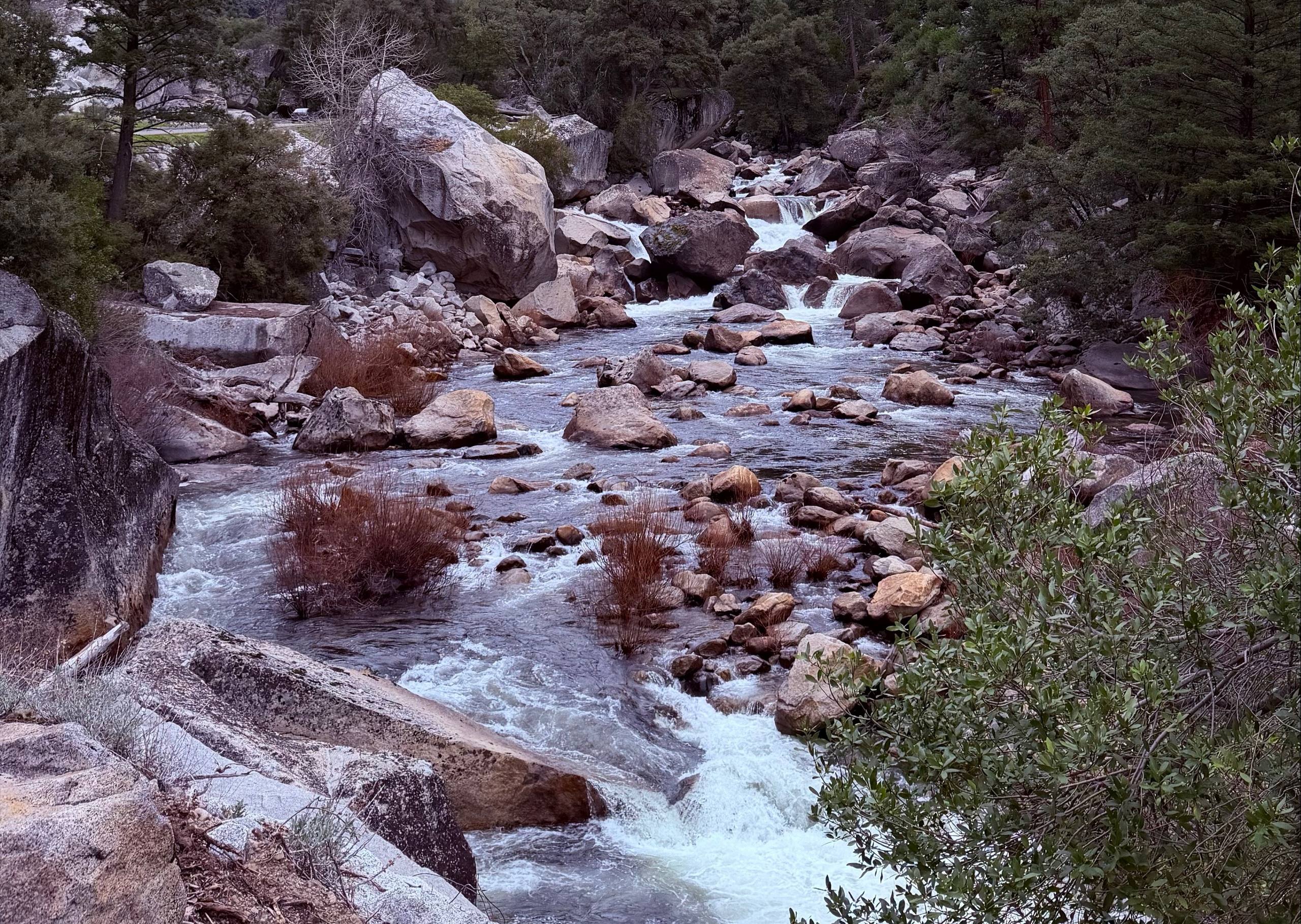 View of Merced River near the Arch Rock Entrance