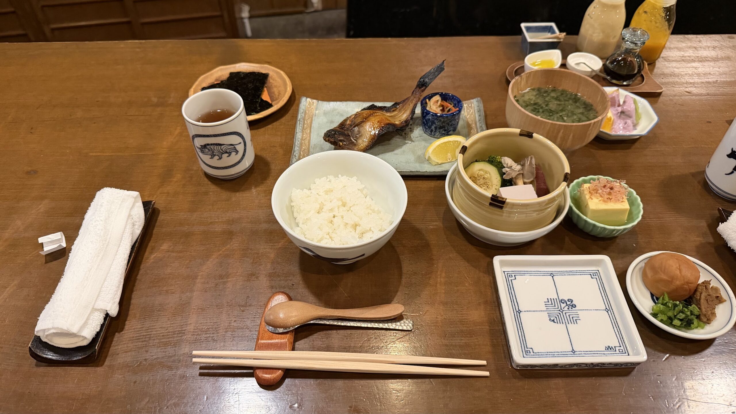 Hotel Hanakoyado kaiseki breakfast