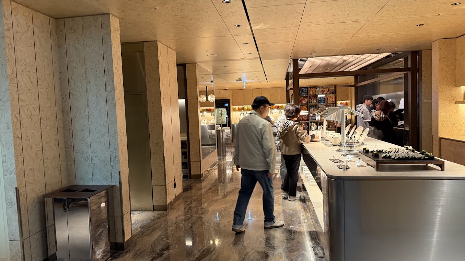 Korean Air Prestige Lounge East (Left) buffet