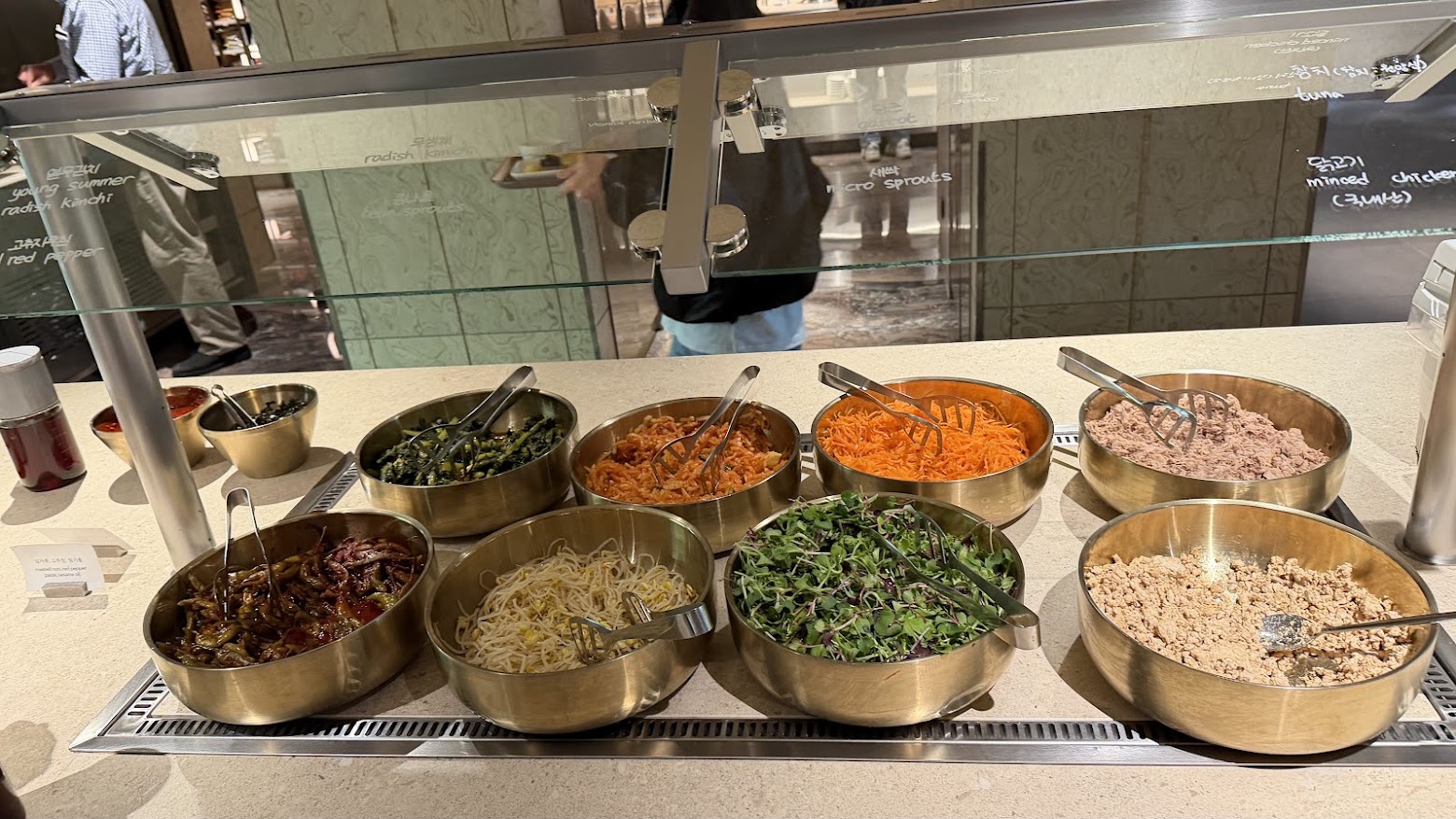 Korean Air Prestige Lounge East (Left) buffet
