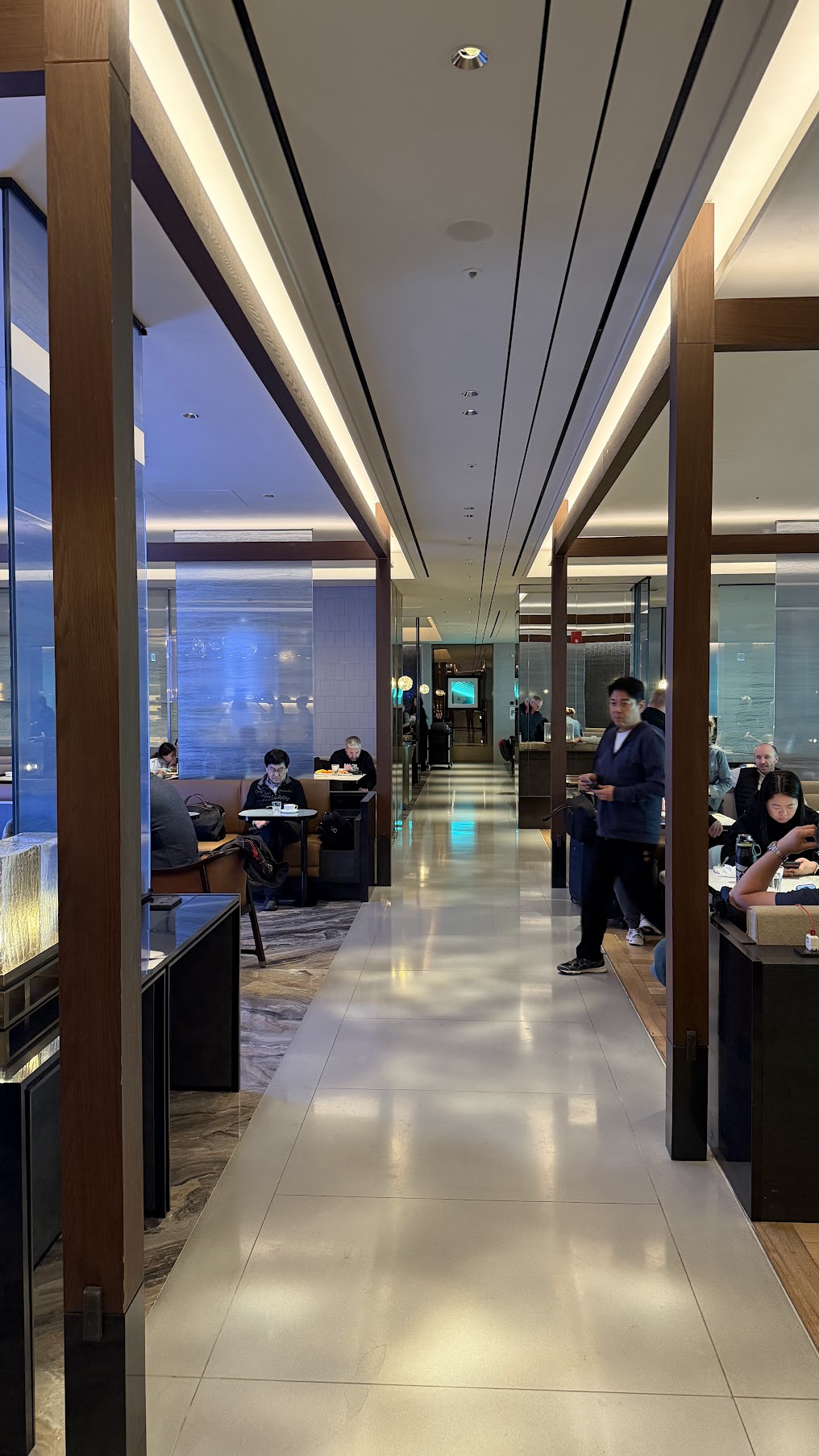 Korean Air Prestige Lounge East (Right) seating area