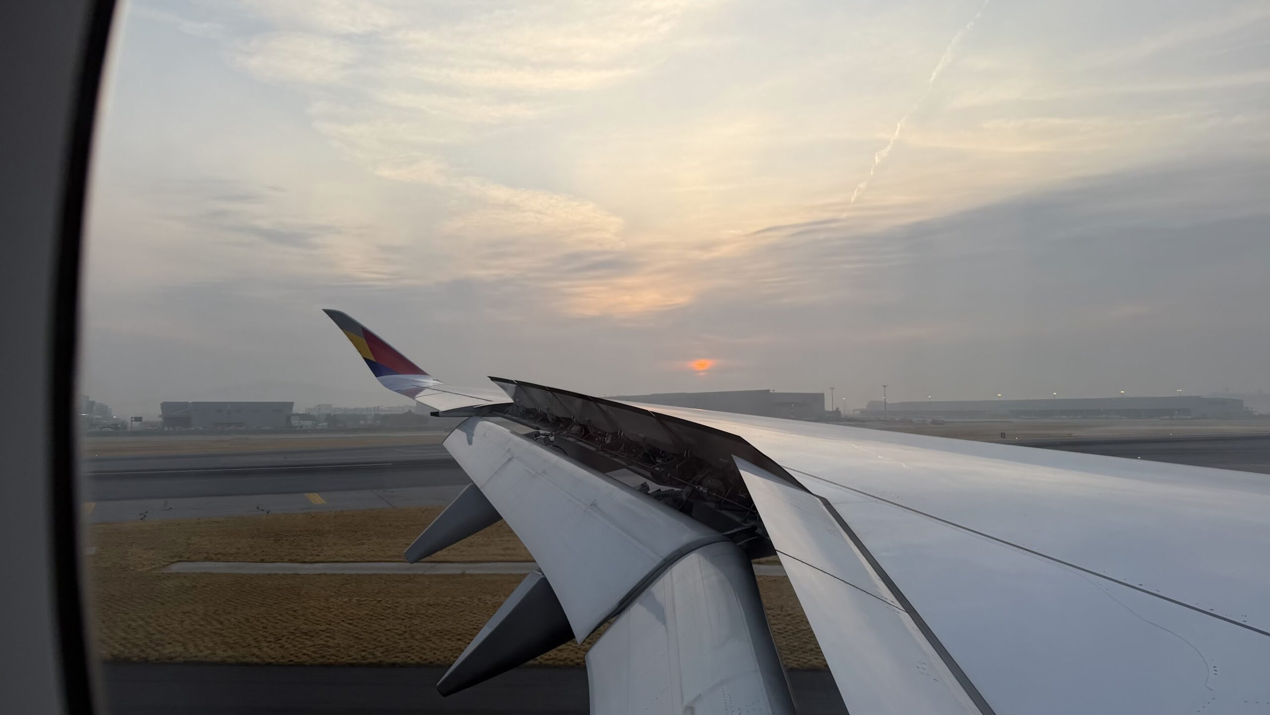 Arriving at Incheon Airport