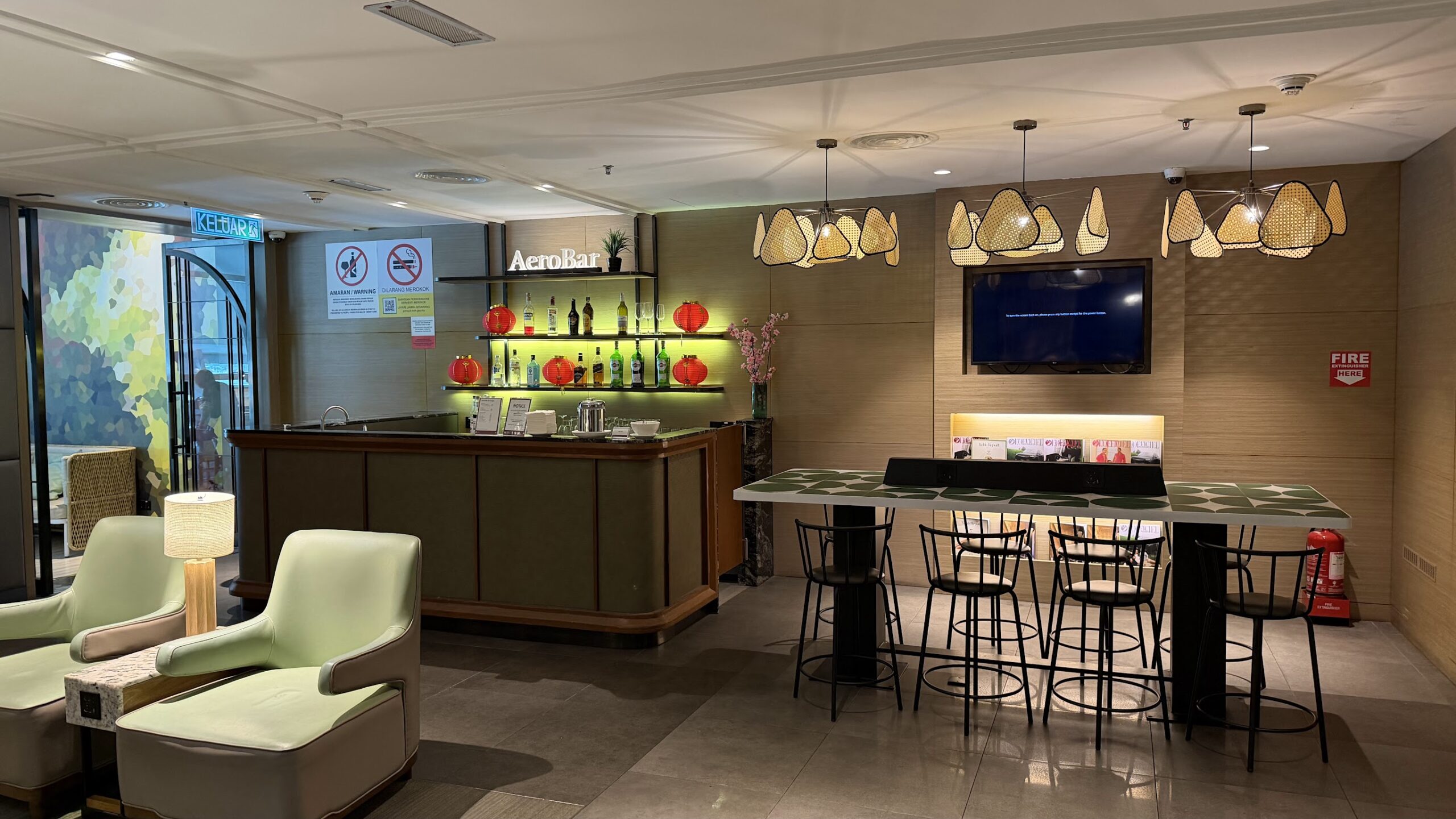 Plaza Premium Lounge Penang seating area