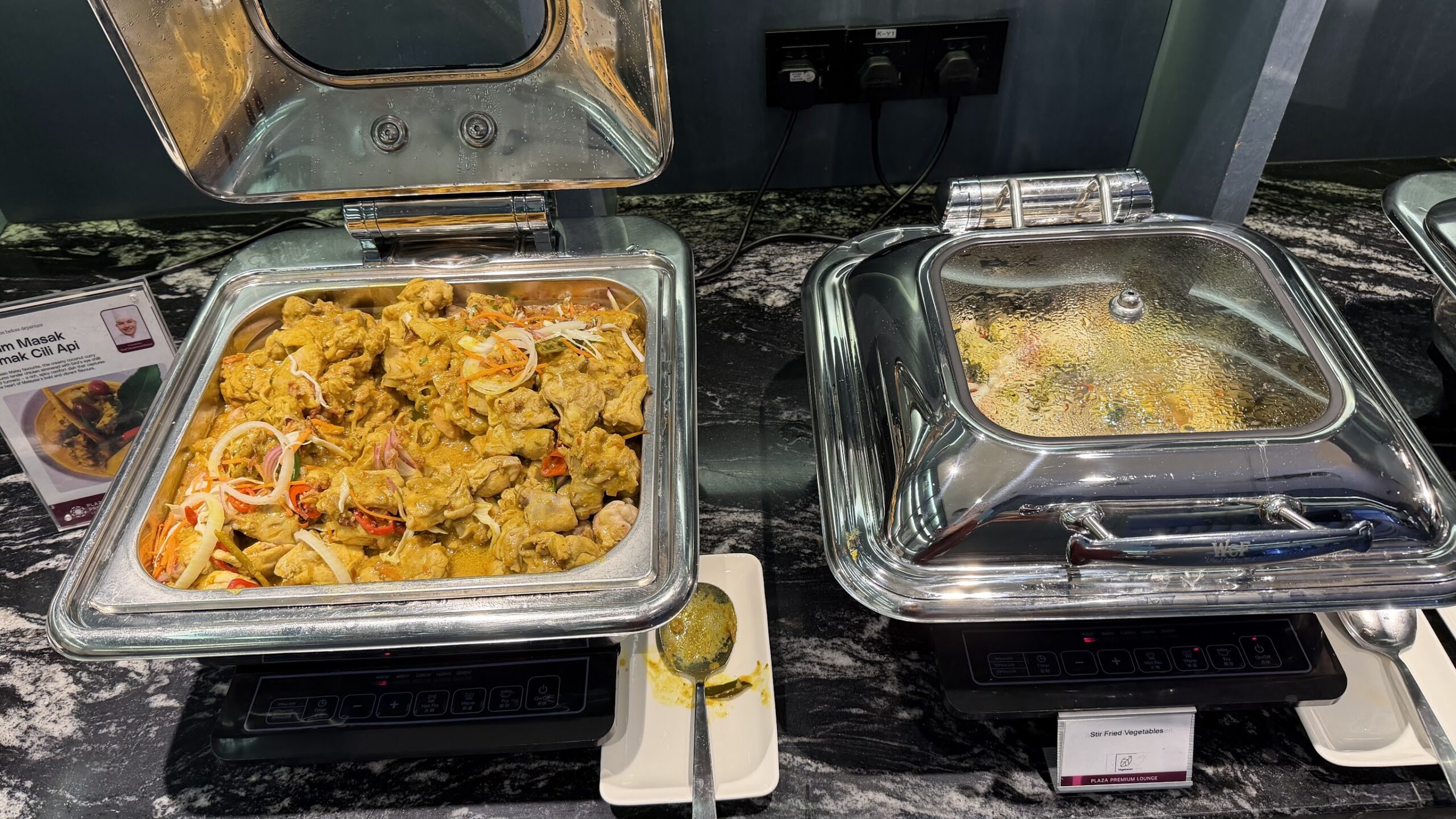 Plaza Premium Lounge Penang buffet