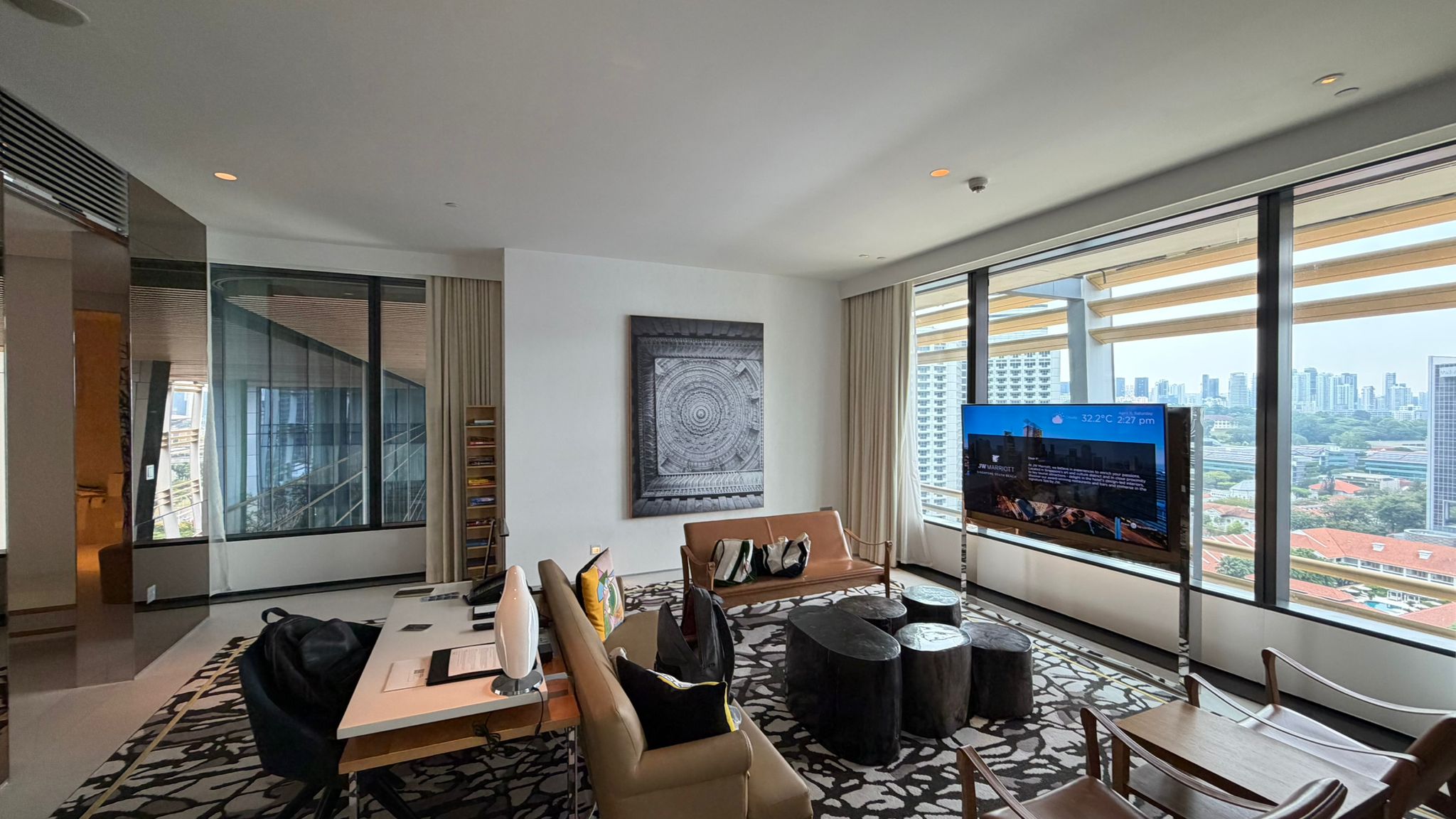 JW Marriott Hotel Singapore South Beach 1 Bedroom Larger Suite living room