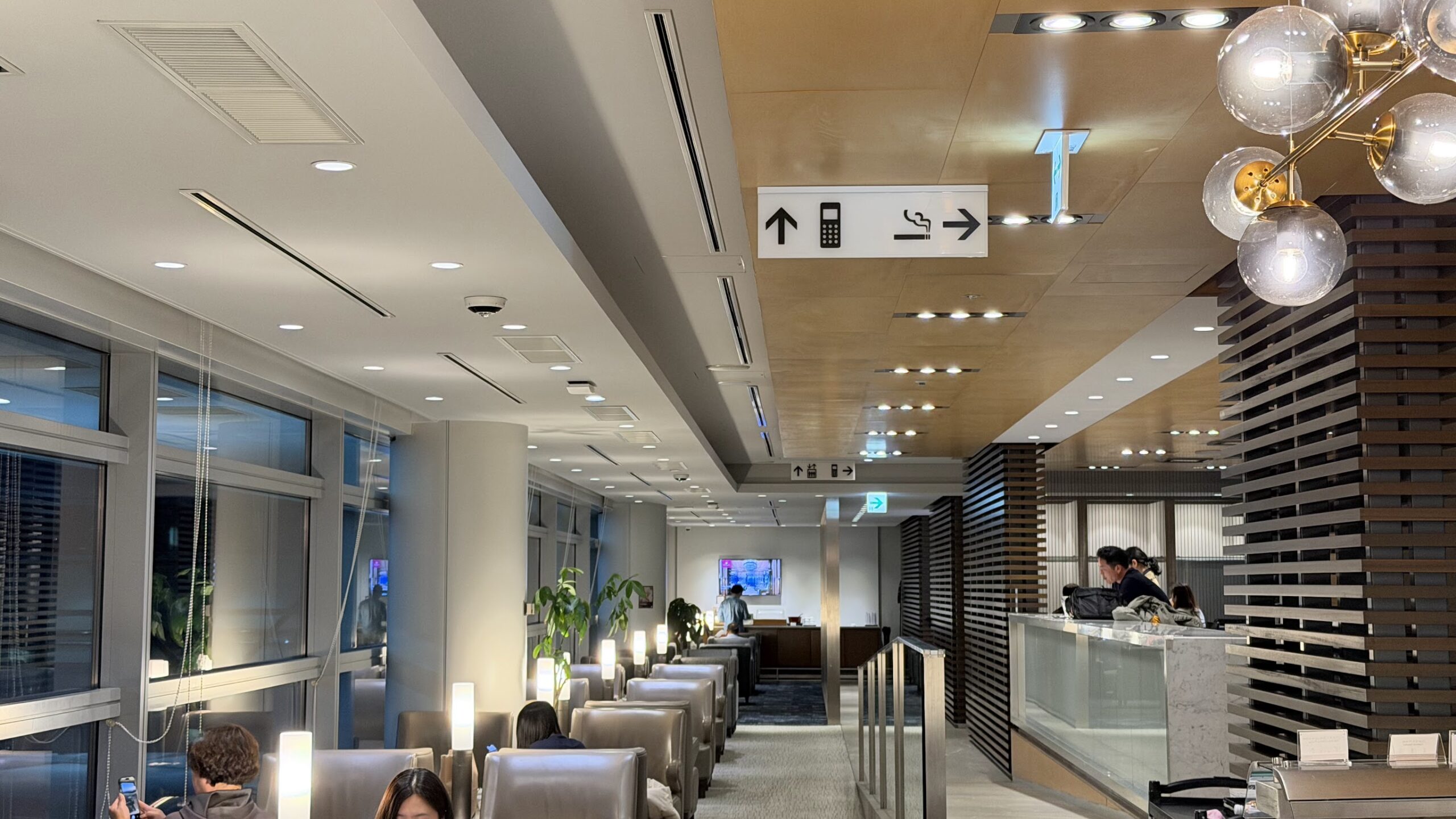 Plaza Premium Lounge Nagoya seating area