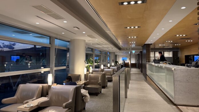 Plaza Premium Lounge Nagoya seating area
