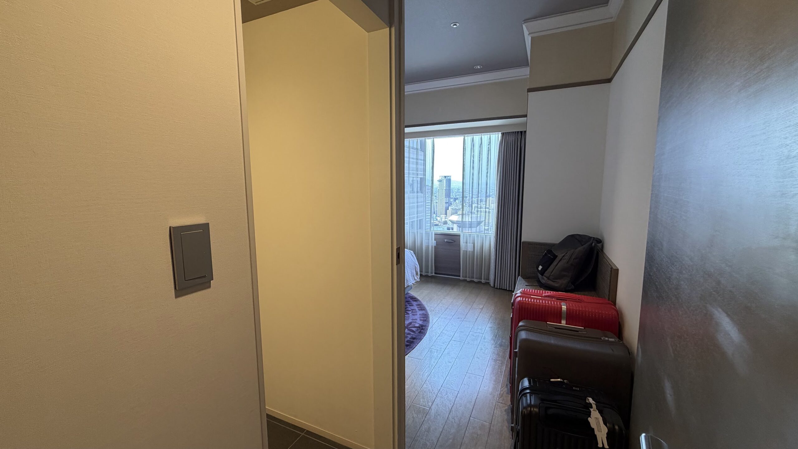 Swissotel Nankai Osaka Junior Suite King entrance walkway