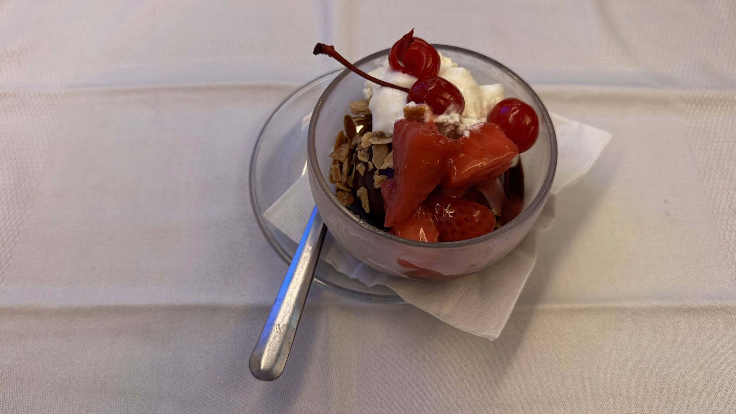 United Airlines UA2 Polaris business sundae