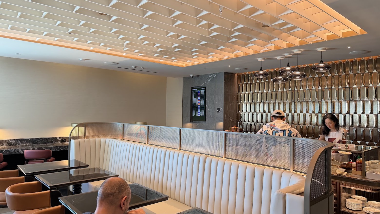 Air India Maharaja Lounge San Francisco Dining Area
