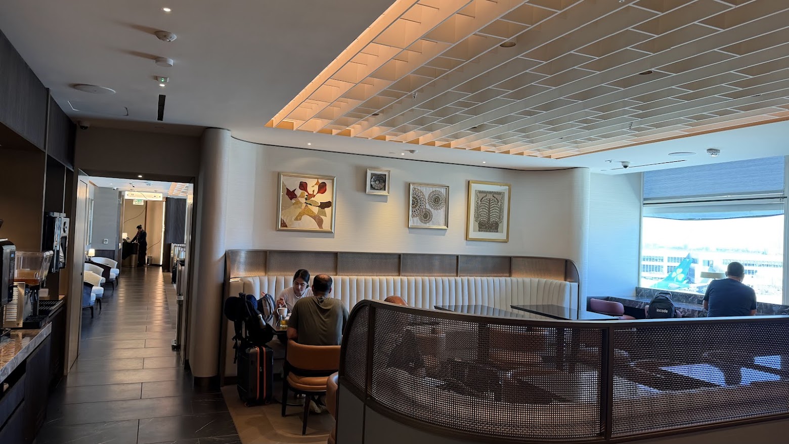 Air India Maharaja Lounge San Francisco Dining Area