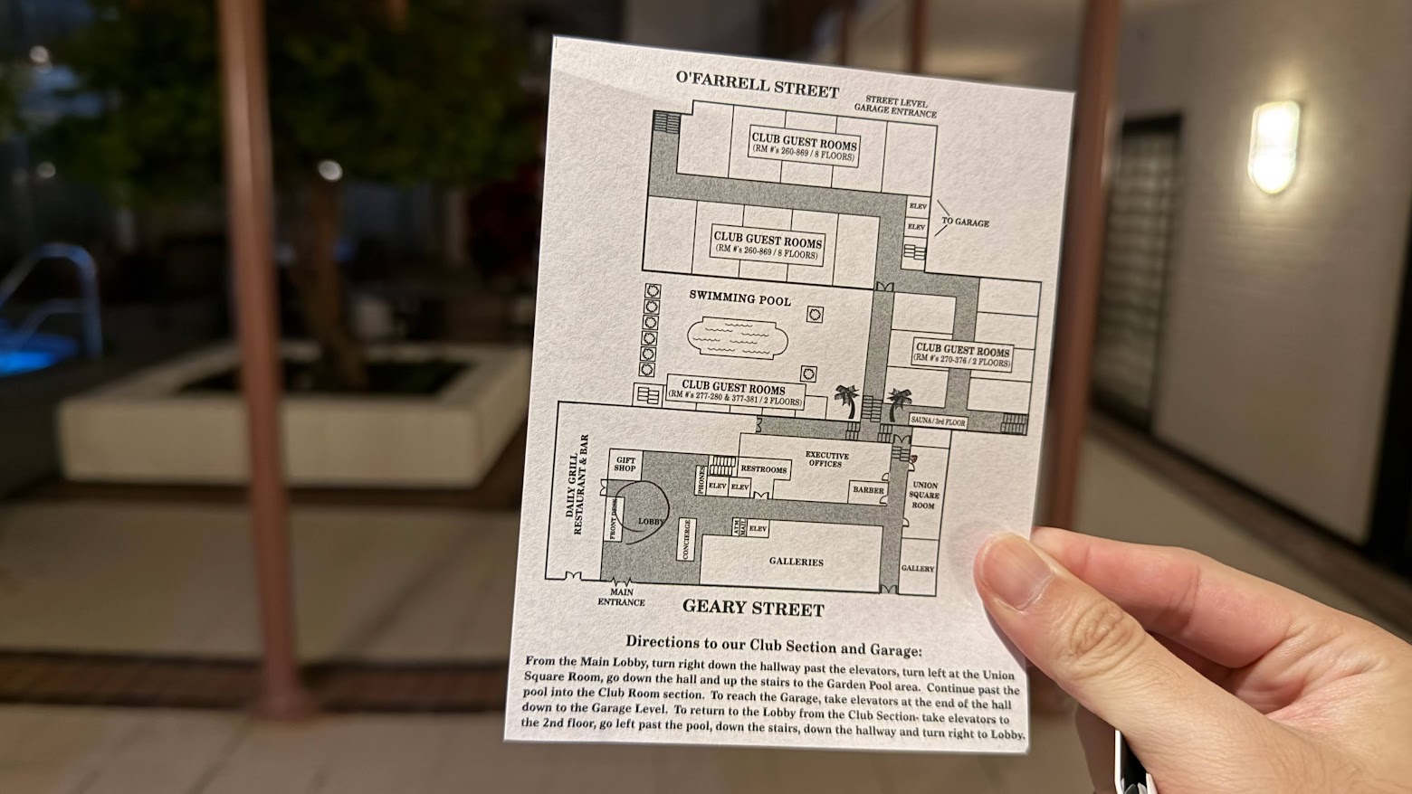 Handlery Union Square Hotel map