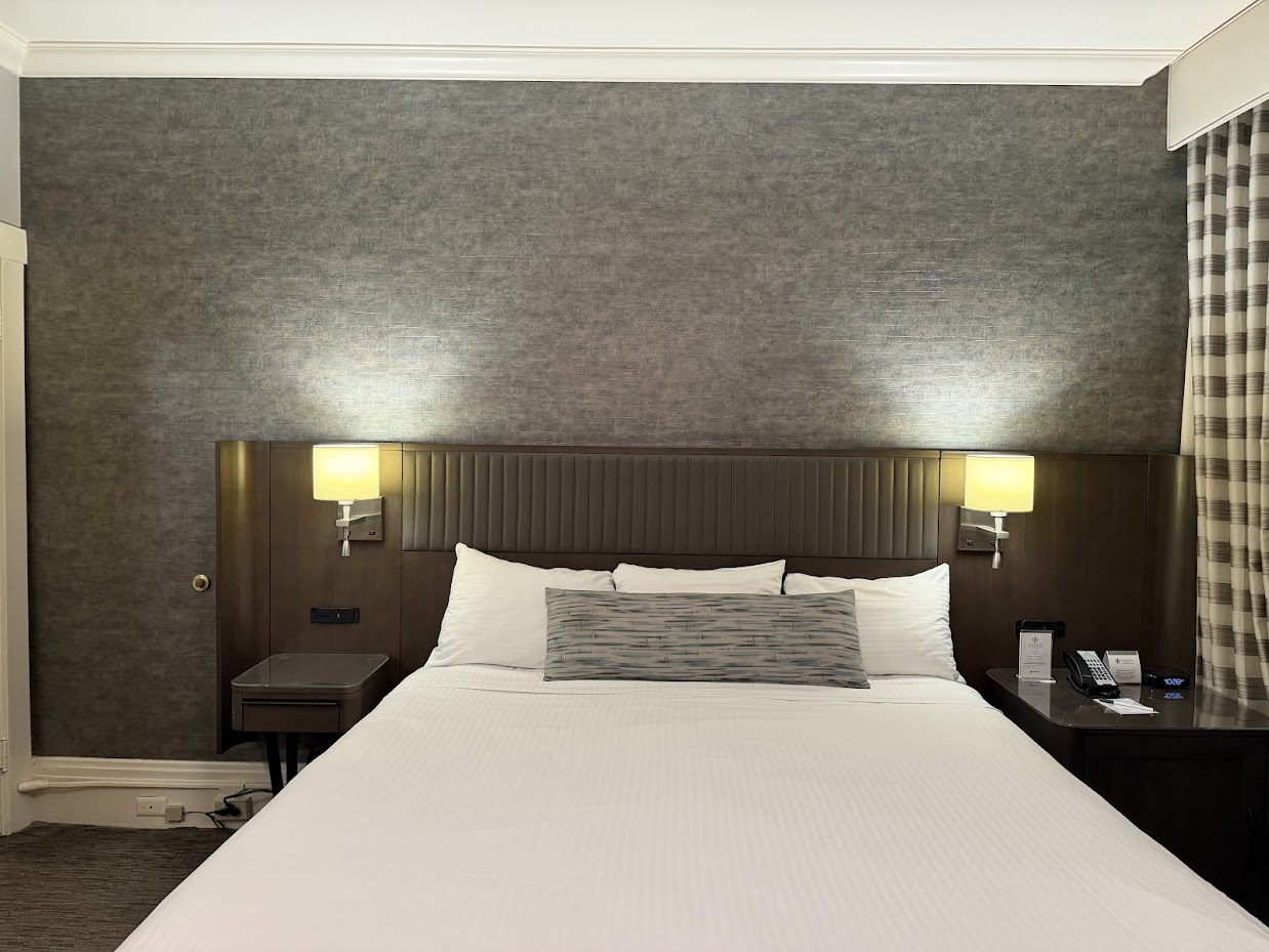 Handlery Union Square Hotel Historic King Room with a spacious king bed