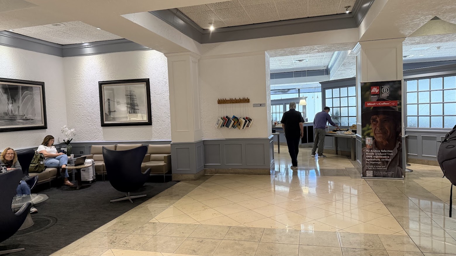 United Club San Francisco (F Gates) main reception