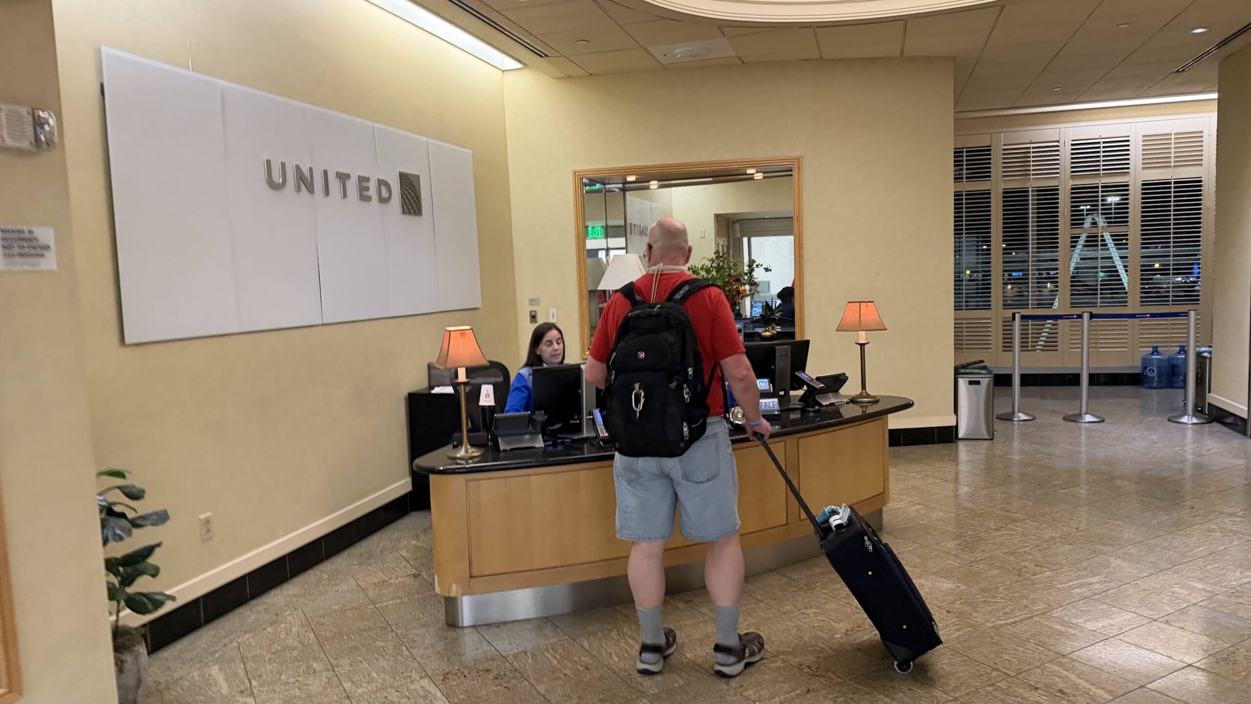 United Club San Francisco (G Gates) reception