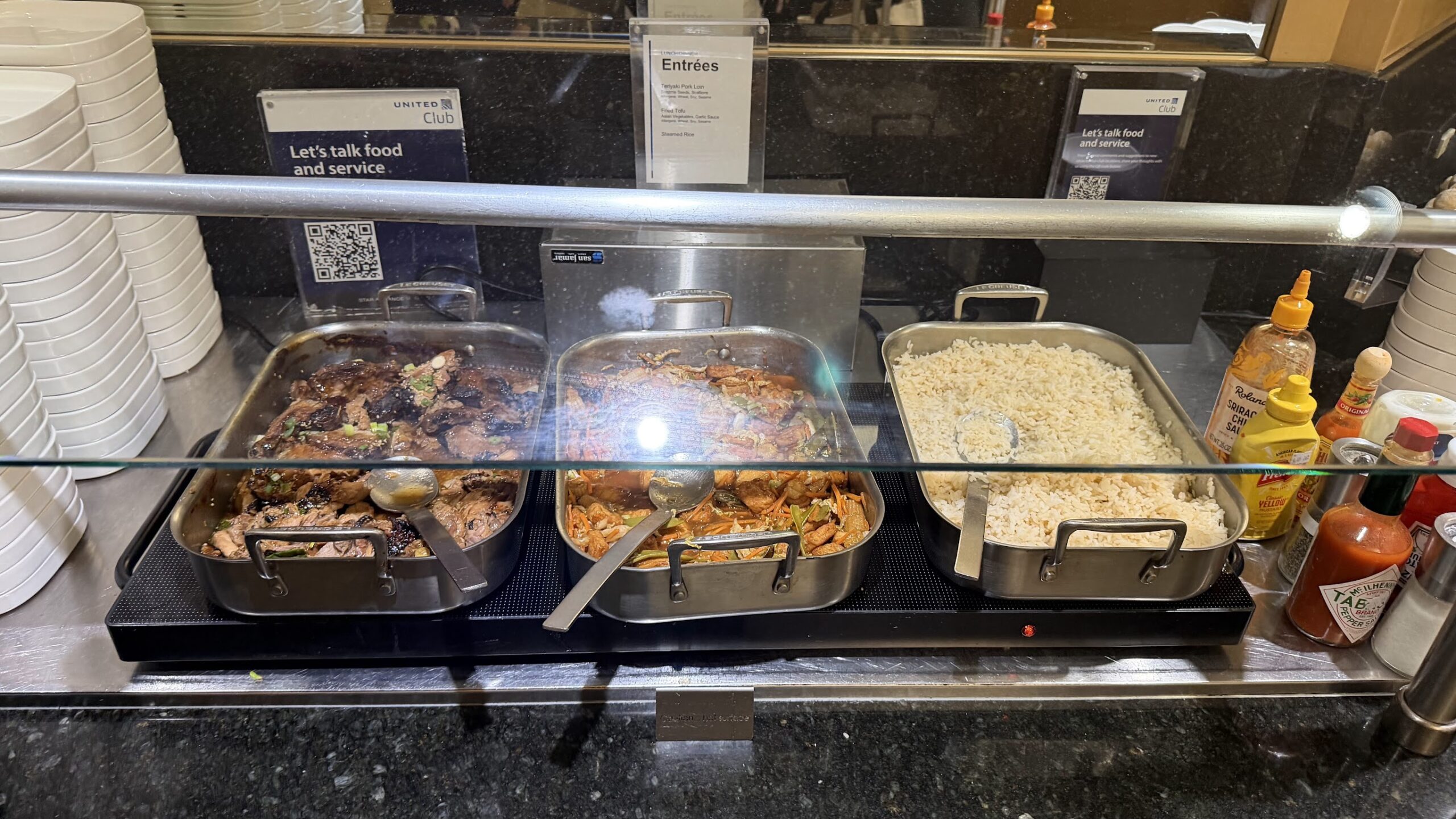 United Club San Francisco (G Gates) buffet