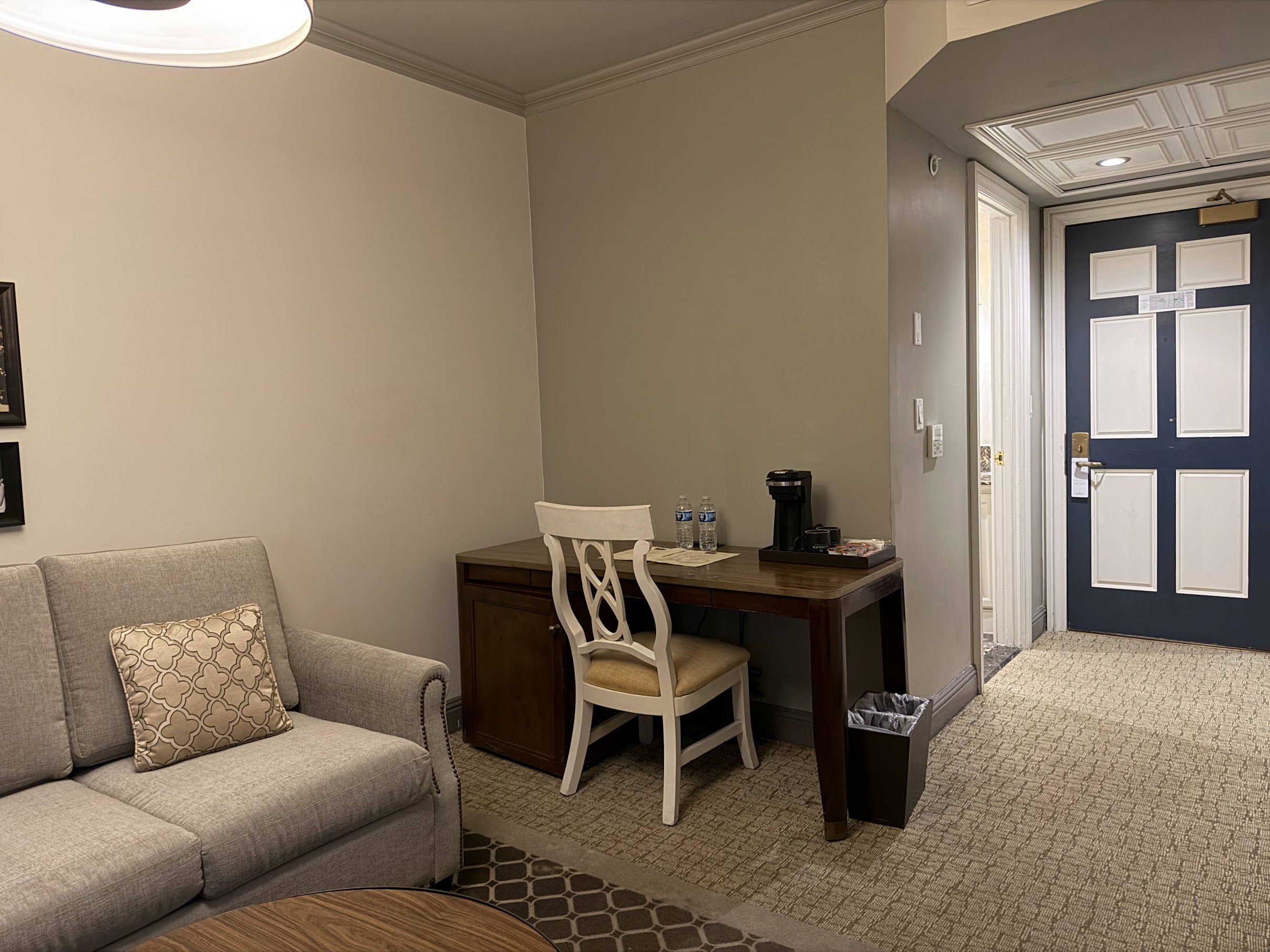 Warwick Hotel San Francisco Balcony Junior Suite living room
