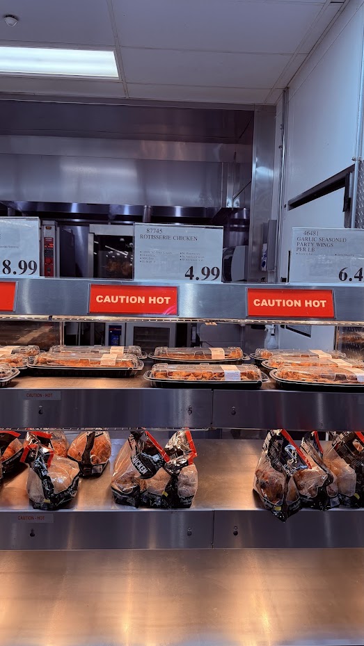 Costco's famous US$4.99 rotisserie chicken