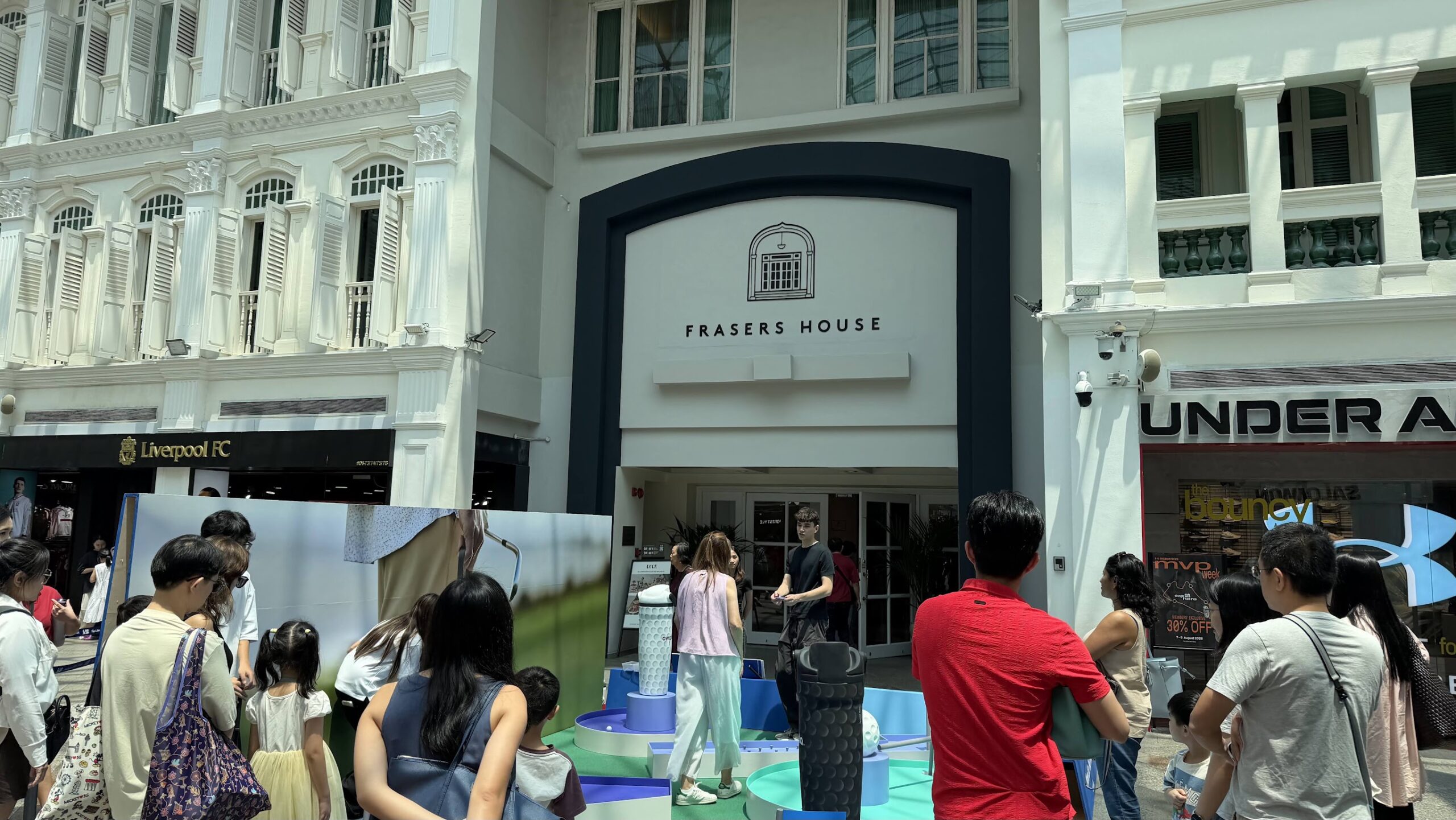 Frasers House back entrance from Bugis Junction
