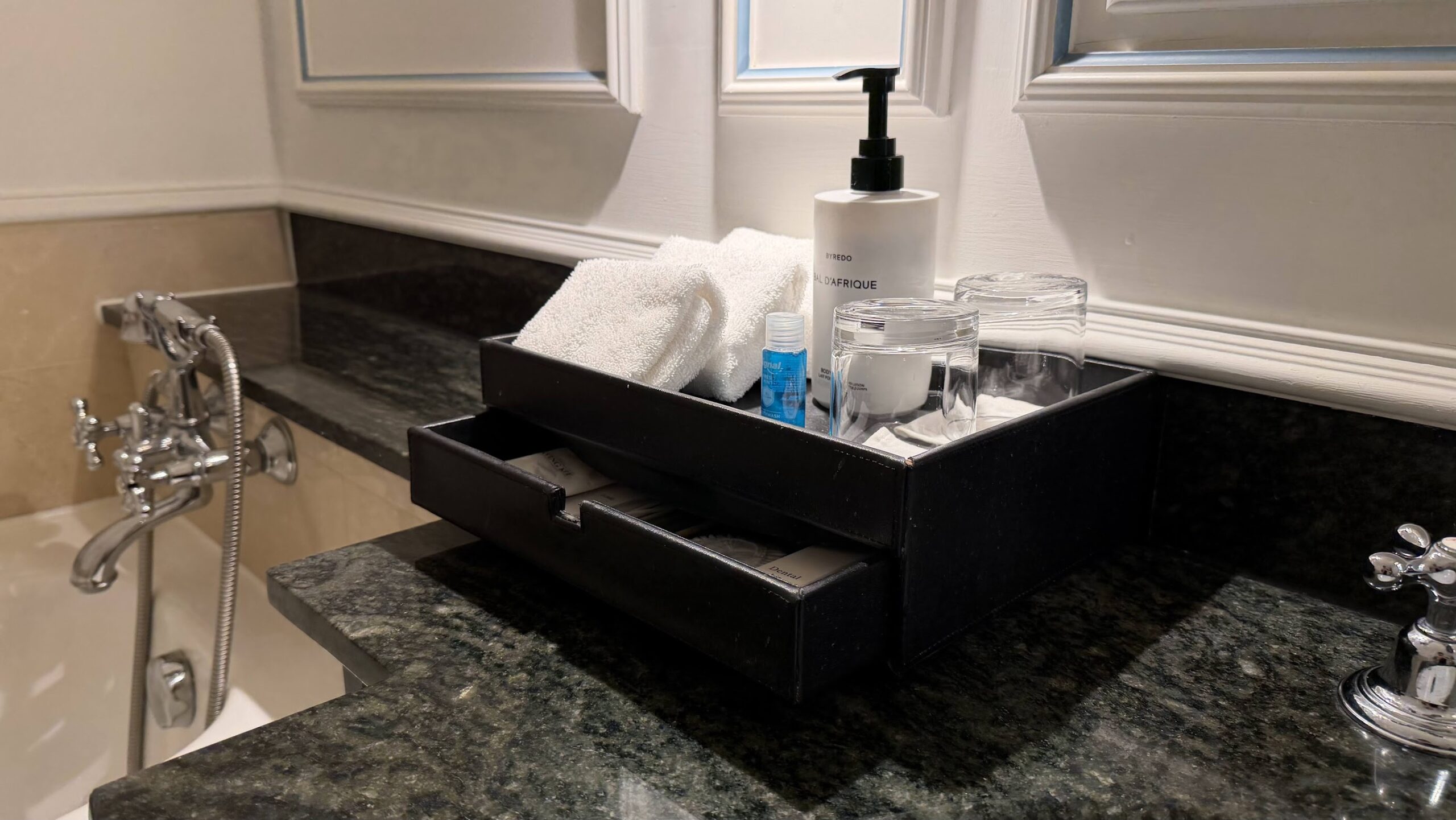 Frasers House Junior Suite bathroom with Byredo hand wash