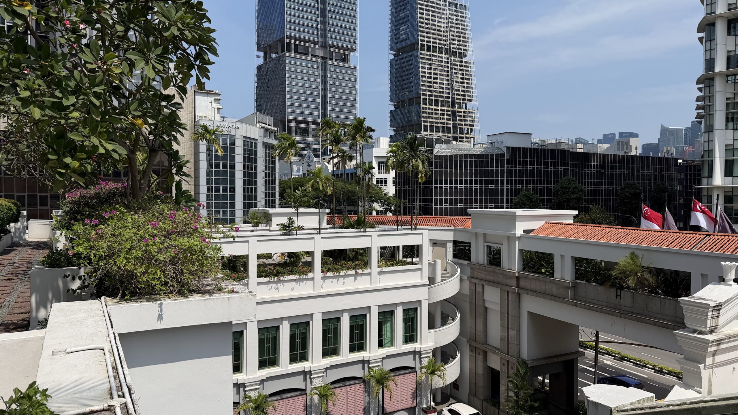 Frasers House terrace and surrounding city view