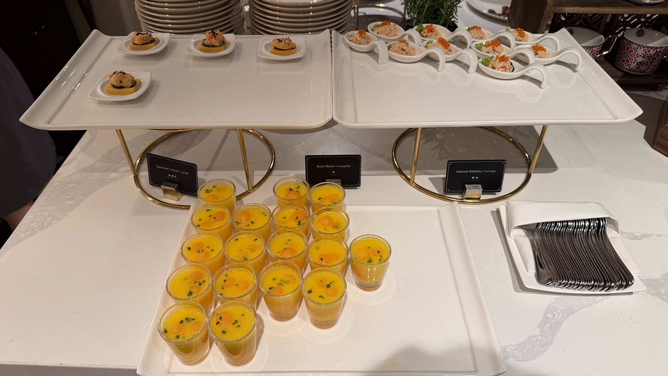 Frasers House Executive Lounge canapés