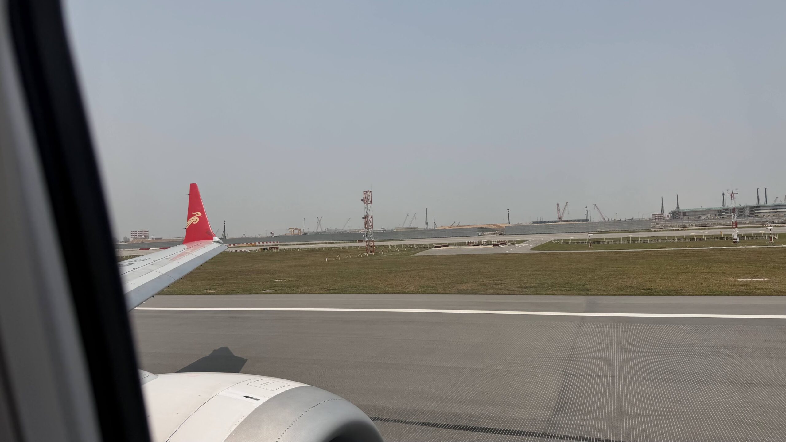 Shenzhen Airlines Boeing 737-8 winglet at Singapore Changi Airport